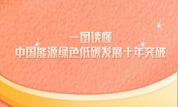 一图读懂|中国能源绿色低碳发展十年突破